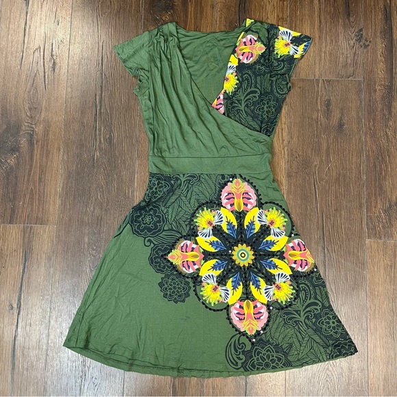 Desigual Women's Retro Y2K Dress SZ SM - Picture 1 of 7